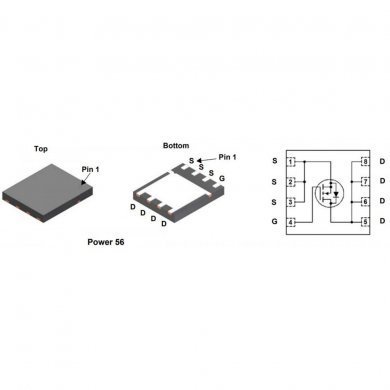 FDMS86150A Mosfet N-CH 100V 80A 4.85mOhm PQFN56 (Kit 10x)