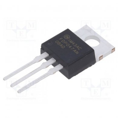 FDP047AN08A0 N-Channel PowerTrench MOSFET 75V 80A TO-220-3