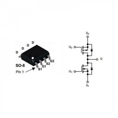 CI MOSFET P-Channel 30V 5.3A 8-SOIC