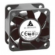 Cooler Delta Eletronics AXIAL 40X28MM 12VDC 0.65A 3 wire Ball Bearing