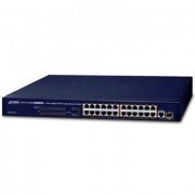 Planet switch 24 portas 10/100 base-TX802.3at PoE com