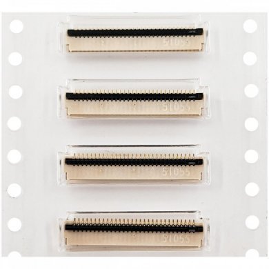 Conector FPC FFC 30 pinos 0.5mm HIROSE  (Kit 4x)