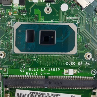 FH5LI-LA-J801P-SM Placa mãe Acer Aspire A315-56 Intel i3-1005G1