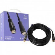 Fortrek cabo HDMI 2.0 fibra óptica 4K 20 metros 18.2Gbps HDCP 2.2 Chroma 4:4:4 diâmetro 4.8mm