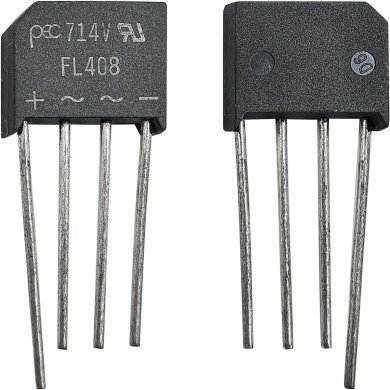 FL408 5x Mini Ponte Retificadora 800V 4A
