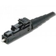 Conector LC para Fibra Optica Panduit Simples Multimodo, Cor: Preta