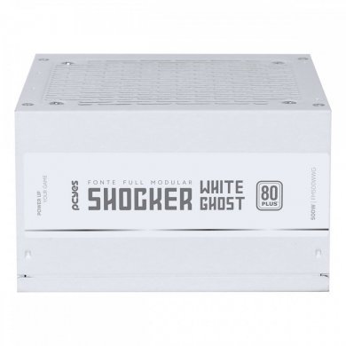 Pcyes Fonte Shocker 500W Full Modular White Ghost