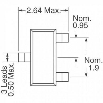 Transistor Bipolar BJT NPN 450V 150ma