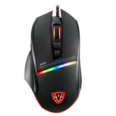 Motospeed Mouse Gamer V10 RGB 4000 DPI Preto