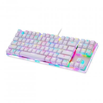 FMSTC0006AZL Motospeed Teclado Mecânico Gamer K87S Branco