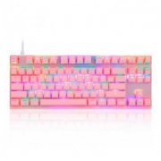 Motospeed Teclado Mecanico Gamer CK82 USB Cor Rosa Ba