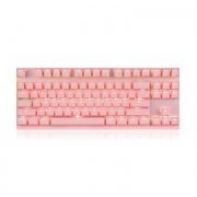 Motospeed Teclado Mecânico GK82 Wireless Rosa Led Bra