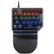 Motospeed Teclado Mecânico Game Pad K27 Gamer Cor Preto Switch Vermelho Rainbow