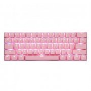 Motospeed Teclado Mecanico CK62 Sem Fio Cor Rosa Back