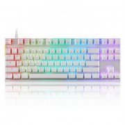 Motospeed Teclado Mecanico Gamer CK82 USB Cor Branco 