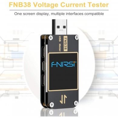 Medidor de Corrente Tensão USB DC 4-24V 0-5A