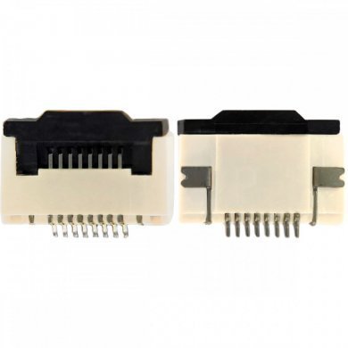 5x conector FPC 8P 0.5mm R/A SMT flip bottom