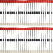 50x Diodo de retificador rapido FR156-B 800V 1.5A DO- ...