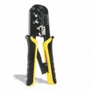 Crimpador para Cabo de Rede RJ45 RJ11 RJ12 com catrac