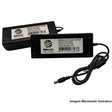 FS329 Fonte 12V 10A Chaveada Eletronica