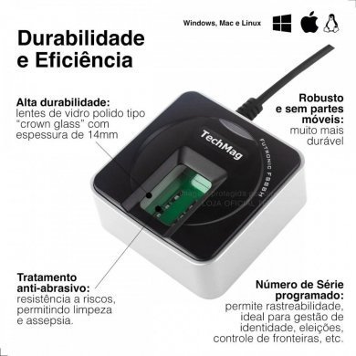 FS88H-DT Leitor Biométrico USB com LFD