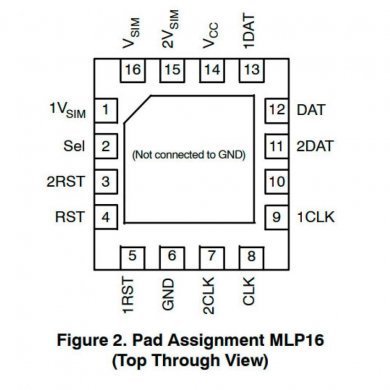 FSA2567MPX Ci chave analogica para Dual SIM Card WQFN (Kit 5x)