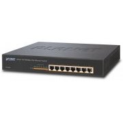 PLANET Switch 8 Portas 10/100Mbps POE 48V Auto MDI/MDI-X