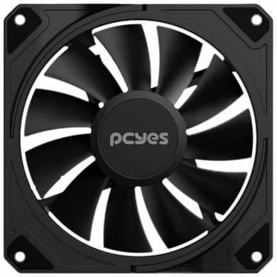 Pcyes Fan Sangue Frio 3 Black Vulcan para gabinete 120mm