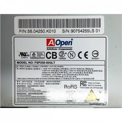 FSP250-60GLT Fonte AOpen Slim Mini ATX 250W
