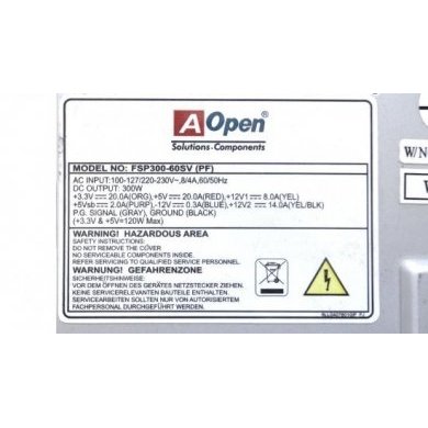 FSP300-60SV AOpen Fonte Slim Mini ATX 300W