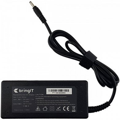 Fonte notebook 19v 3.42A 65W plug 3.0x 1.1 mm