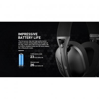 FUXI-H3 Havit Headset Gamer Fuxi H3 Sem fio Quad-mode