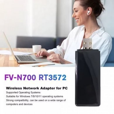 FV-N700 Adaptador wireless 300Mbps dual band USB 2.0 RT3572