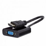 Flexport Cabo Conversor HDMI Macho para VGA Fêmea Entrada HDMI 1080p, Saída VGA 720p