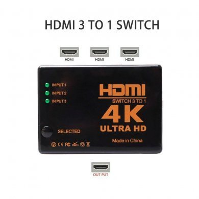 Switch HDMI 1.4 3x1 1080P