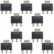 Regulador de tensão SMD 3.3V 1A SOT-223 (Kit 10x) Low
