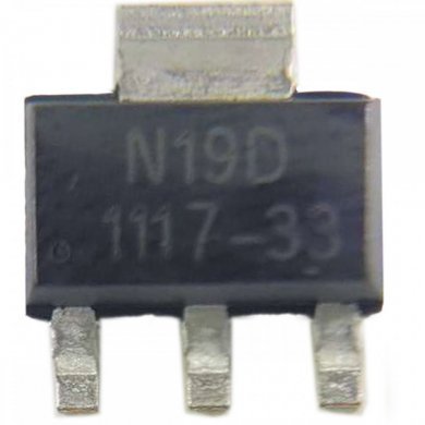 G1117-33T63UF Regulador de tensão SMD 3.3V 1A SOT-223 (Kit 10x)