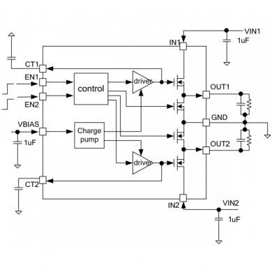 Kit 5x ci 2898 G2898KD1U PWM controle carga DFN14