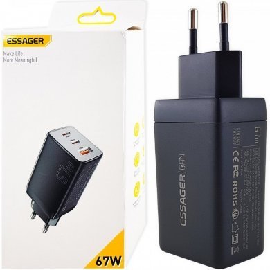Essager fonte carregador para smartphone 67W USB-C