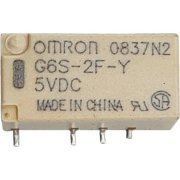 Omron Low Signal Relays 5VDC 2A DPDT 2 Form C 