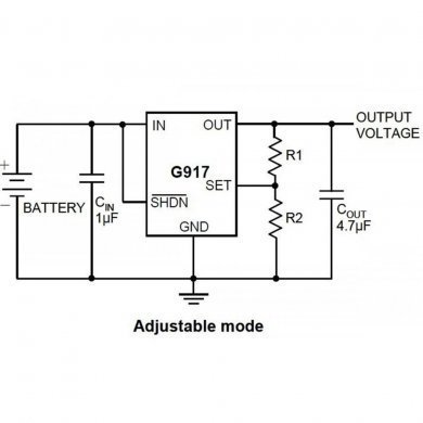 5x Ci 917XN Regulador de Tensão LDO SOT-23-5