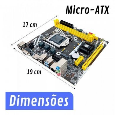 Revenger Placa Mãe H81/M Intel LGA1150 DDR3