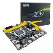 Foto de G-H81/M Revenger Placa Mãe H81/M Intel LGA1150 DDR3 M.2 NVMe Rede Gigabit USB 3.0 HDMi/VGA