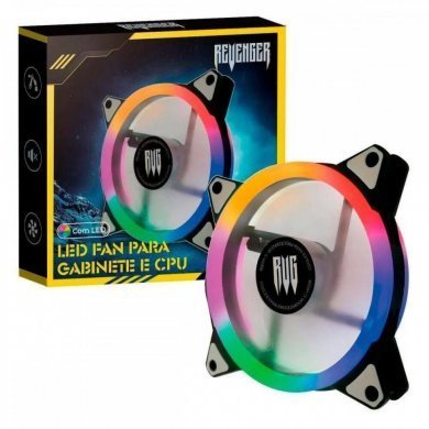 Revenger cooler FAN 120mm com LED rainbow estático