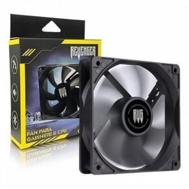 G-VR309 Revenger cooler FAN 120mm preto sem Led para PC