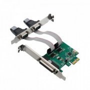 Placa 2 Serial + 1 Paralela PCI Express 1x Suporta mo ...