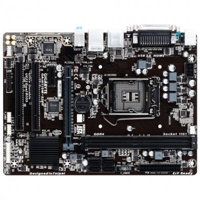 GA-H110M-S2PH/DDR4 GIGABYTE Placa-Mãe Intel LGA1151 DDR4