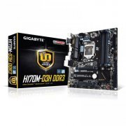 Placa Mãe Gigabyte Gamer LGA1151 DDR3 M-ATX, 4x sockets DIMM DDR3 até 32GB, Rede Gigabit, 6x SATA 6Gb/s, RAID 