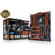 Placa Mãe Gigabyte Intel LGA 2011-V3 Core I7 Extreme, Memória DDR4 até 64GB 3000Mhz, 6 x SATA3 6Gbs, Áudio Rea