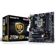 Placa Mãe GigaByte Intel GAMER Micro ATX 6ª Geração LGA1151 DDR4 até 64GB 3466MHz, Chipset Z170, RAID, Som Víd